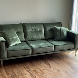Green Ashley’s Furniture Couch Set