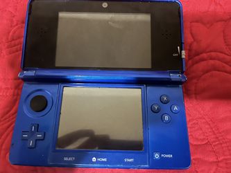  Cobalt Blue Nintendo 3DS System With Luigi's Mansion