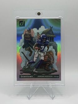 ⭐️2023 Panini Donruss Jordan Addison “Downtown” #D-18⭐️