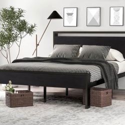 Queen Bed Frame & Mattress