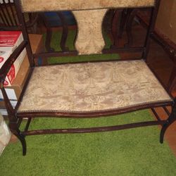 Antique Love Seat Chair,  Very Unusual  , Rare