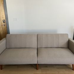 Wide back Convertible Sofa/Futon