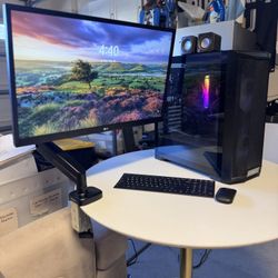 Gaming Computer - LG 27” Screen - 1TB  Memory