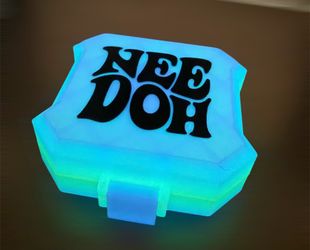 NeeDoh Sploot Splat Case - Glow in the dark