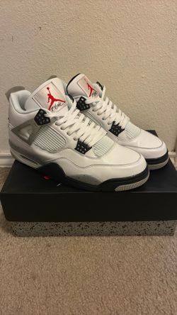 2016 Jordan 4 white cement size 11.5