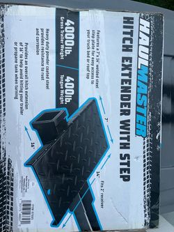 HAUL-MASTER Hitch Extender with Step