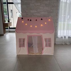 Large Kids Tent With Lights And Mat