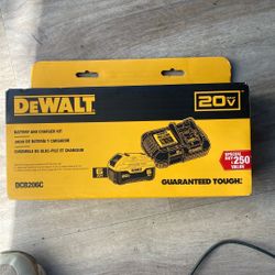Dewalt Battery And Charger Kit 