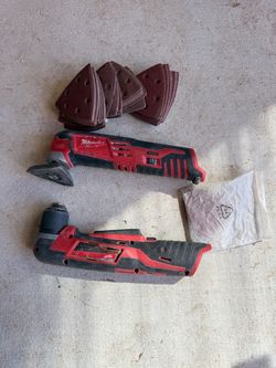 Milwaukee angle drill and sander multitool