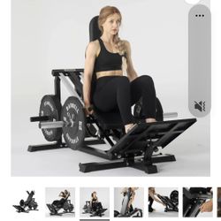 Hack Squat Rack Leg Press Exercise Equipment Home Gym 