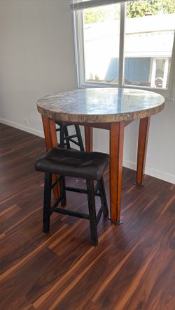 Table no chairs