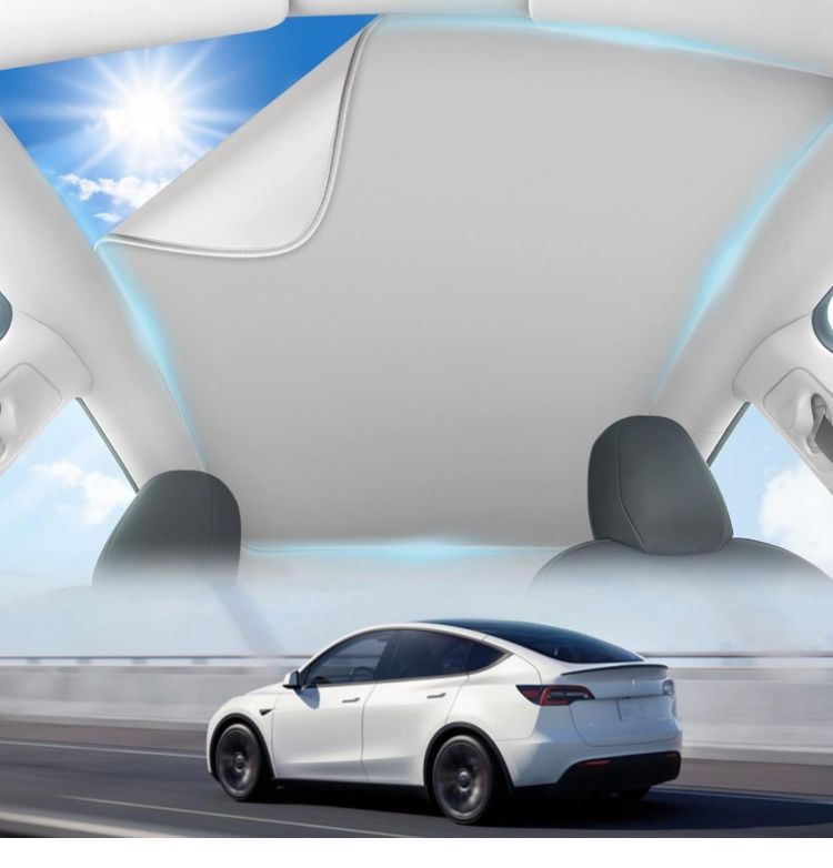 Tesla Model Y Roof Static Cling Shade