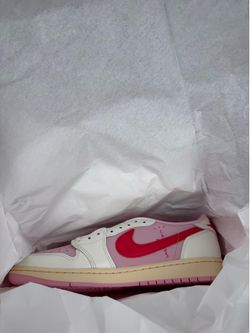 Jordan 1 retro low og sp Travis Scott sail tropical pink