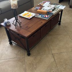 Mesa De Centro Y Auxiliar