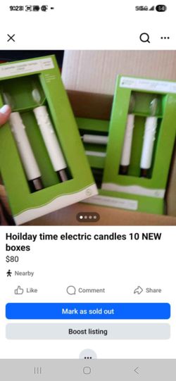 Holiday Time Electric Candles 