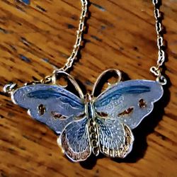 1928 Butterfly Necklace 