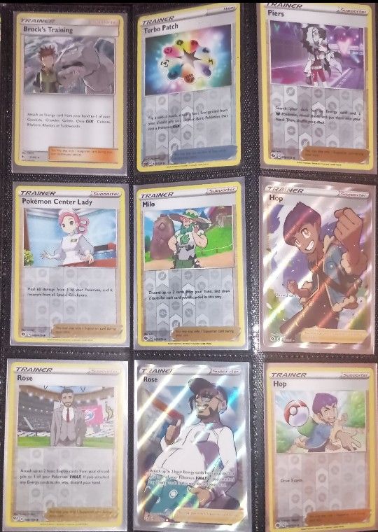 30+ V 5+ GX 8+ VMAX/ full art + 190+ holo + 100+ stage 1-2 360 card binder