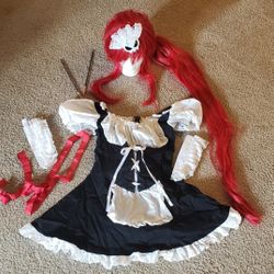 Handmade Yoko Maid Cosplay Gurren Lagann Anime