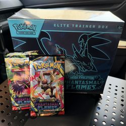 Phantasmal Flames ETB & 2 Phantasmal Flames Single Packs
