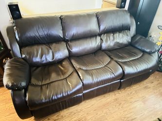 Faux Leather Couches