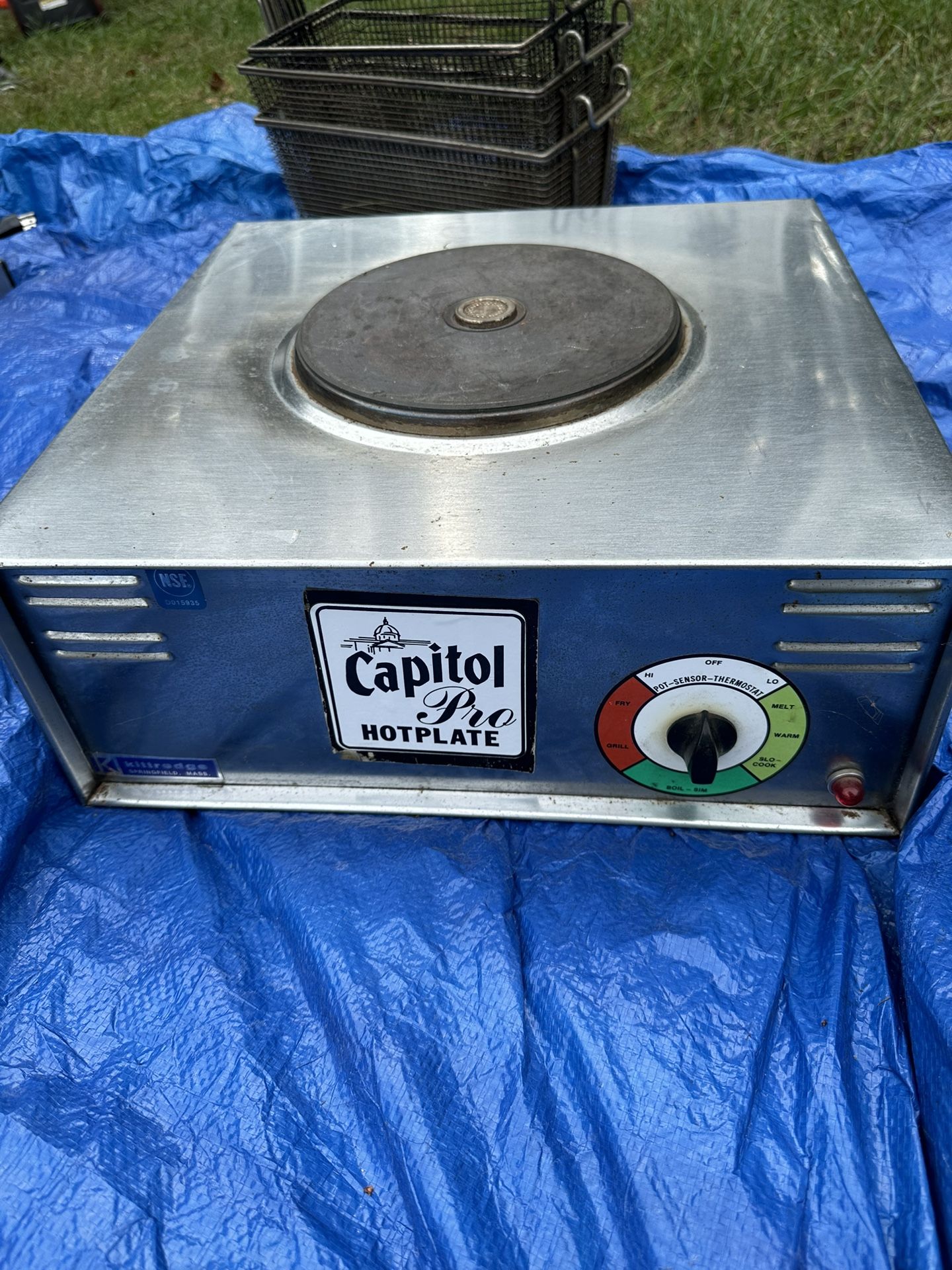 Capitol Pro Electric Hot plate Commerical