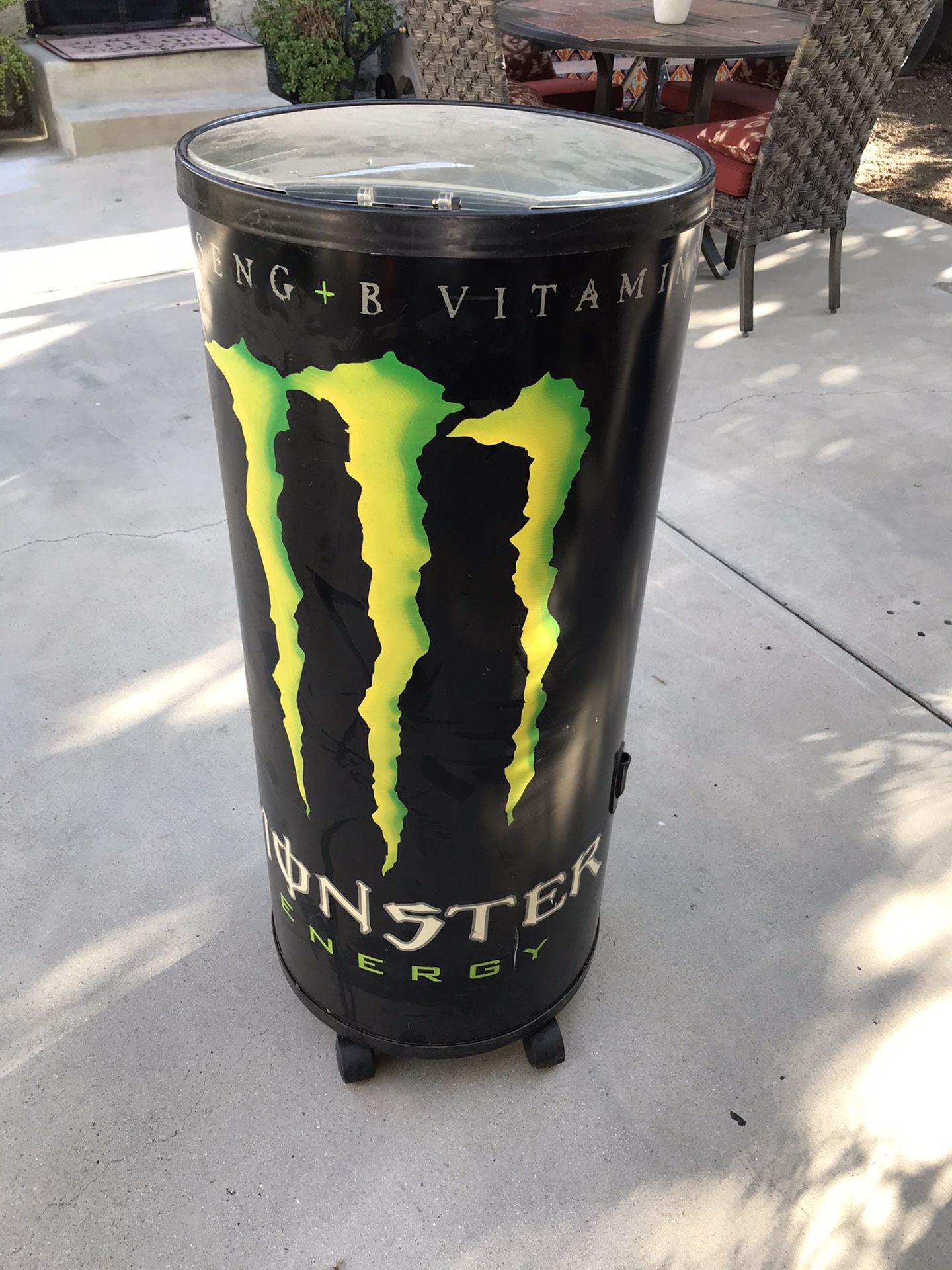 Monster drink cooler