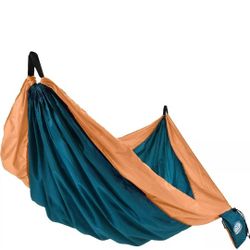 EQUIP Tree Hammock, Cantaloupe Orange and Green, 116" L x 59" W x .05" D