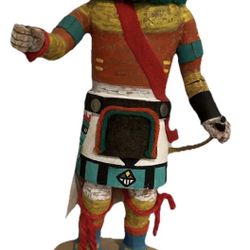 11”HOPI Kachina Doll With Native American Indian Art by Ruben Namoki