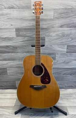 Yamaha FG720SL Left-Handed Acoustic Guitar Natural Finish – Good Condition (A1D016823)