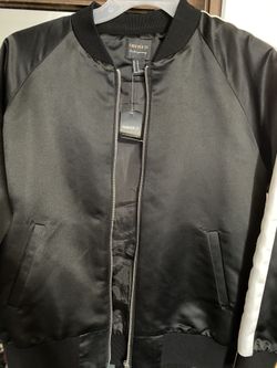 Forever 21 embroidered bomber jacket