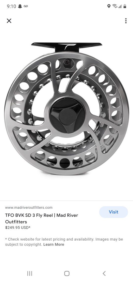 TFO BVK SD 3+ Fly Reel for Sale in Hesperia, CA - OfferUp