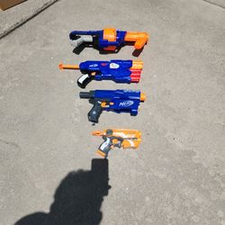 NERF Gun Set With From Rifles All The Down To Side Arms