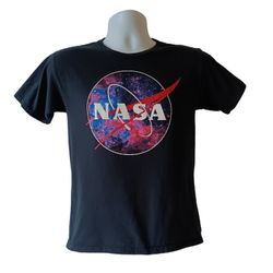 Fifth Sun NASA boy's black short-sleeve 100% cotton t-shirt size L 