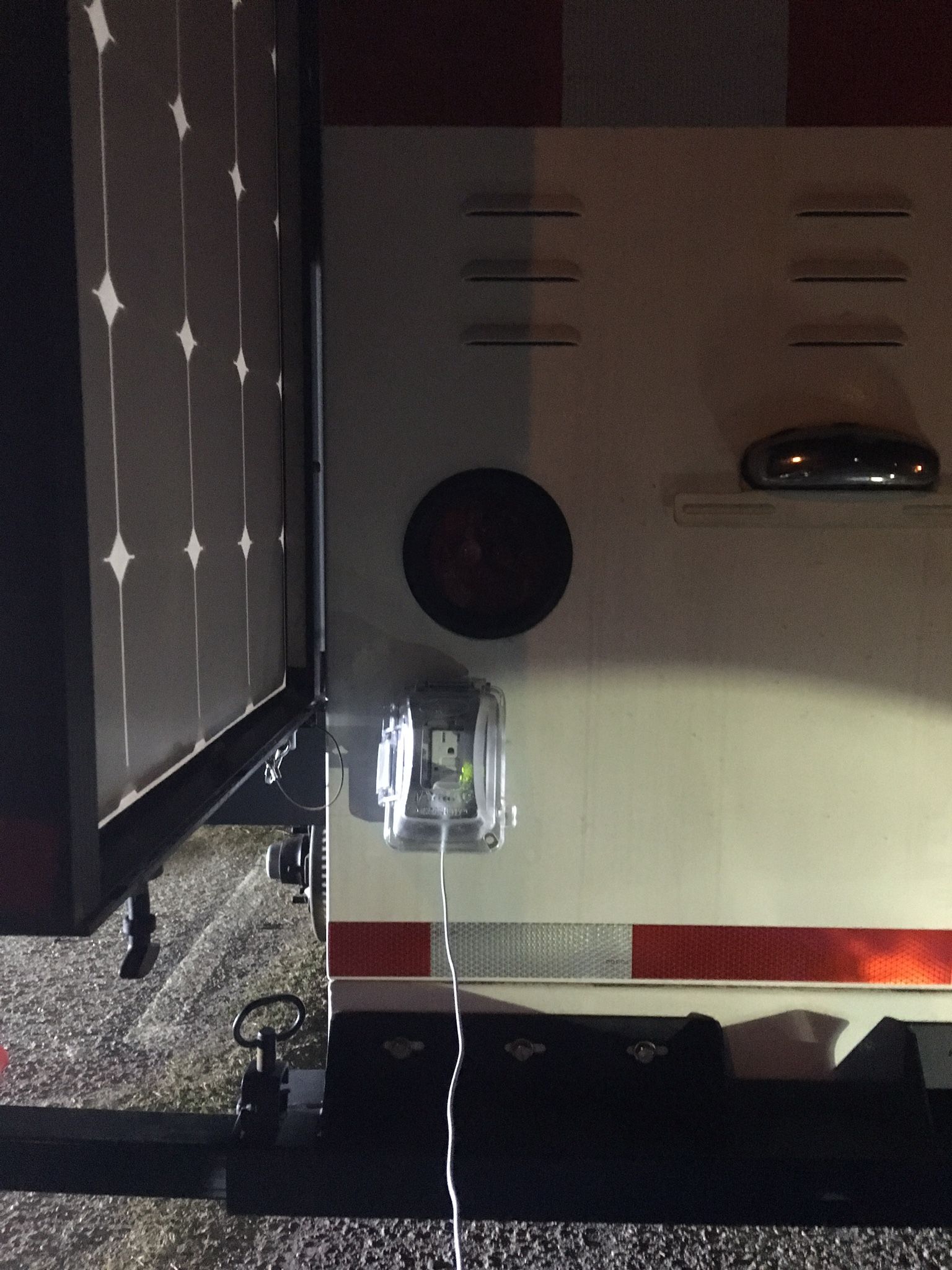 Wind Turbine And Solar light trailer for sale. Please make an offer.