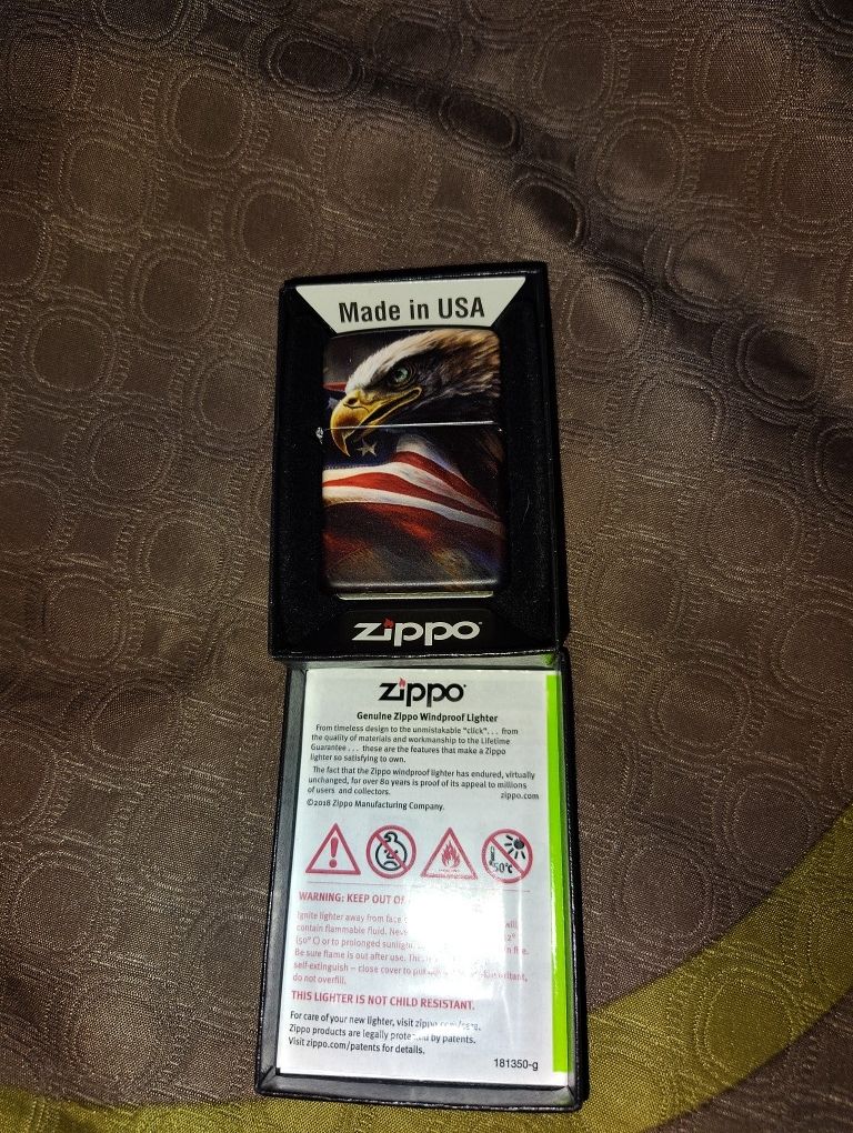 American Bald Eagle Zippo