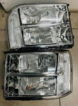 07-13 Sierra Headlights Faros Calaveras Micas