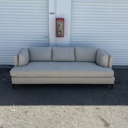 Theodore Alexander Grey Couch (Retail 7,400) (Free Delivery)