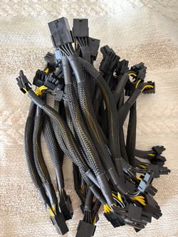 PCIe 6-Pin to 8-Pin Power Cable Lot
