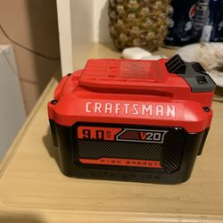 CRAFTSMAN V20 20-Volt Max 9 Amp-Hour Lithium Power 