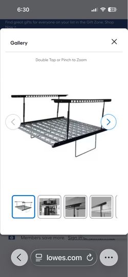 Kobalt ceiling racks