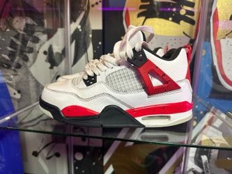 Nike Air Jordan 4 Retro 'Red Cement' SIZE: 5 YOUTH