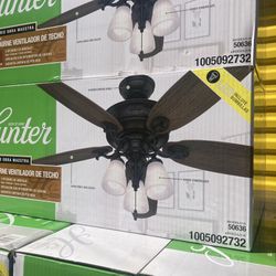 Hunter 54” Ceiling Fans. Retails For $209 +tax . My Pricing $179 And I Pay Your Tax .