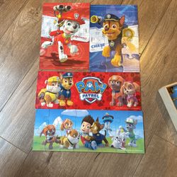 Paw Patrol 5 Wood Puzzles 