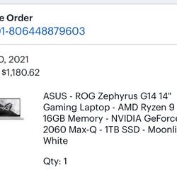 ASUS ROG G14 Gaming Laptop 14”