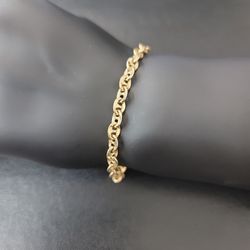 18 karat Gold Mariner Link Bracelet