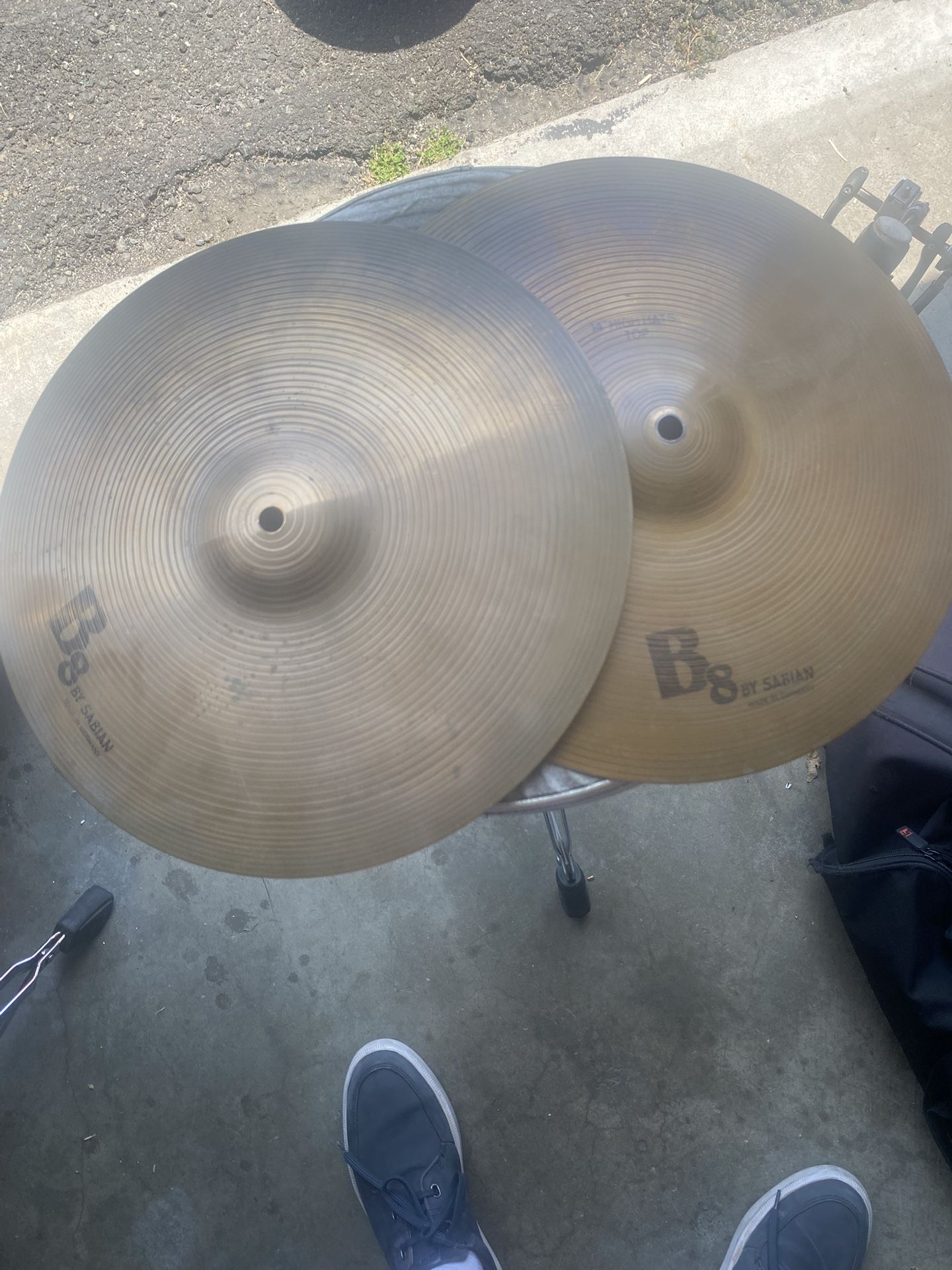 Sabian B8 14” Hi Hat Made In Germany Cymbals
