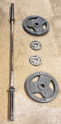 Steel Olympic Barbell&Plates