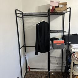 Metal Clothing Rack Organizer 