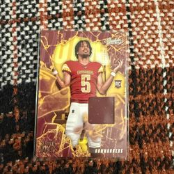 2024 Panini Absolute Football Rookie Force Jayden Daniels Jersey Patch 
