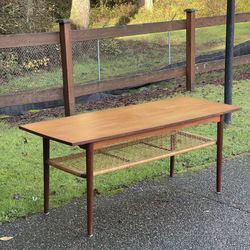 Mid Century Modern Danish Teak Coffee Table A